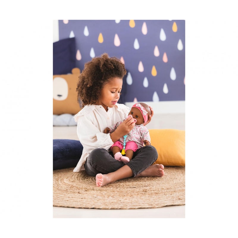 Corolle Baby Doll Pacifier with 15 Sounds - for 14" Baby Dolls, Pink/Blue - Image 3